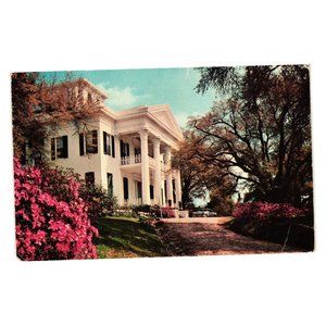Vintage Postcard Posted March 1976 Stanton Hall Natchez Mississippi Home Garden